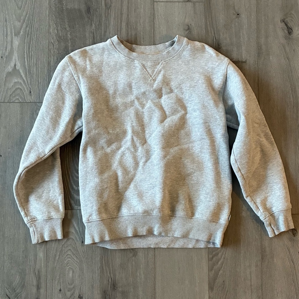 TNA Women's Heather Gray Crewneck Sweatshirt